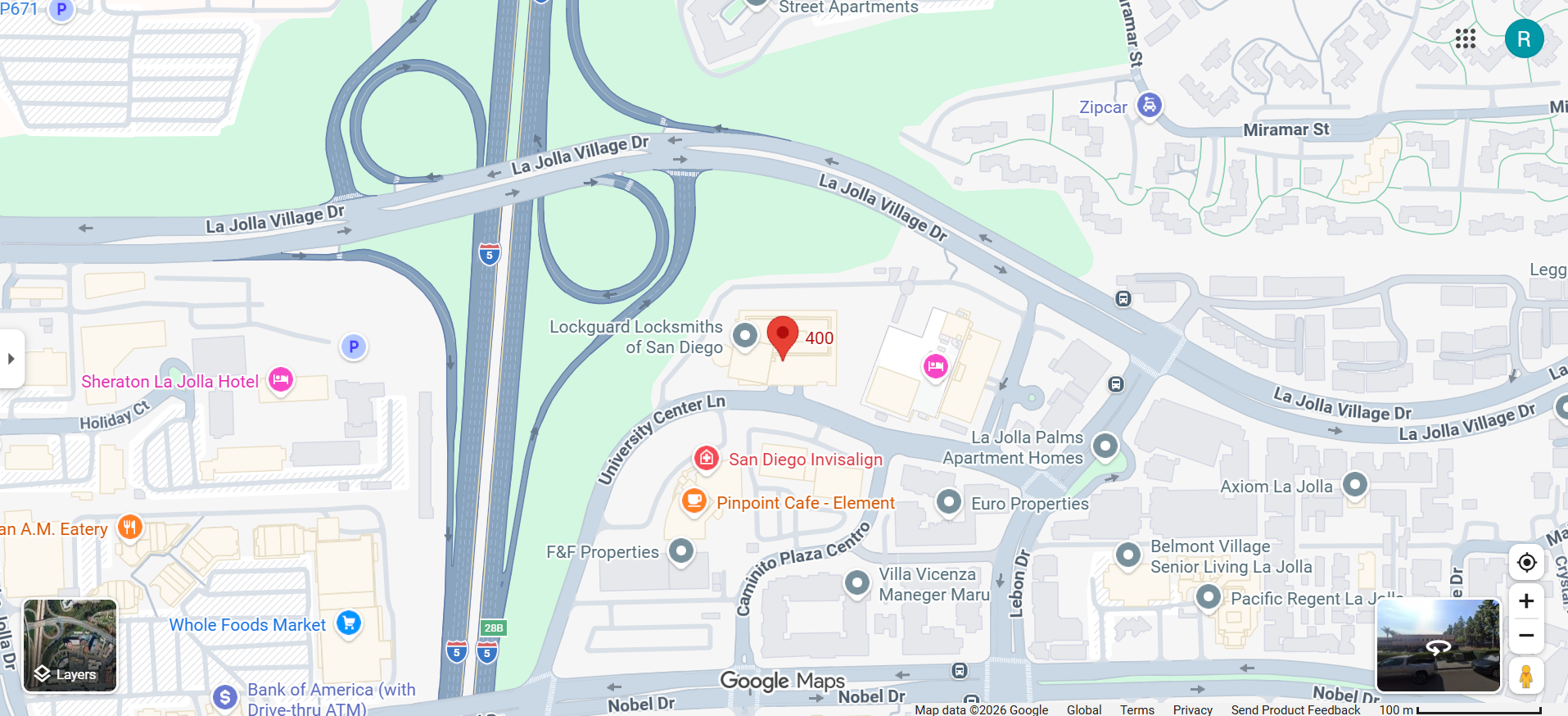 Location of Red Rock Book Publishing in San Diego, California